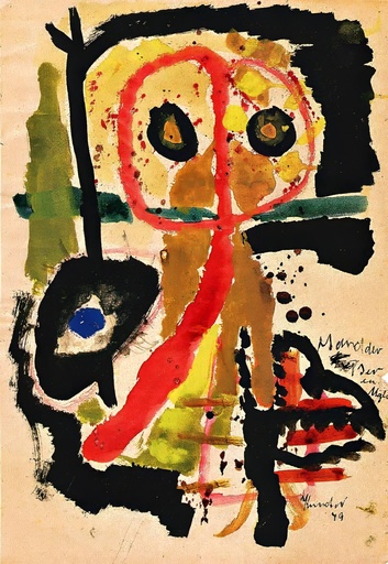 Mand der ser en ugle